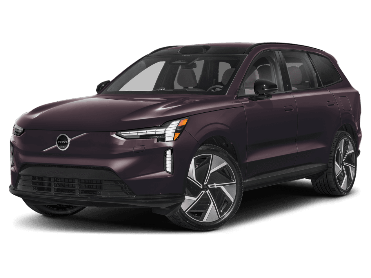 2025 Volvo EX90 Twin - Front 3/4, facing to the left