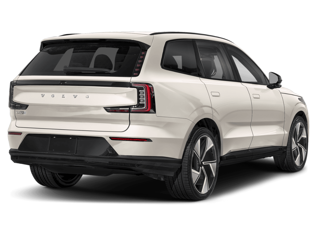 2025 Volvo EX90 Twin - Rear 3/4, facing to the right