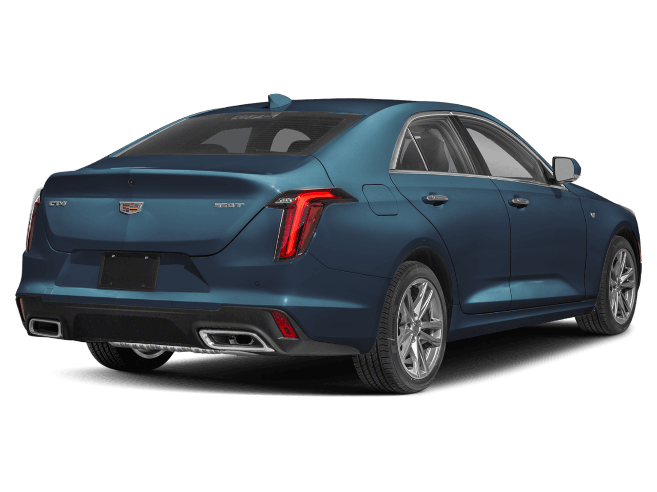 2025 Cadillac CT4 Luxury - Rear 3/4, facing to the right