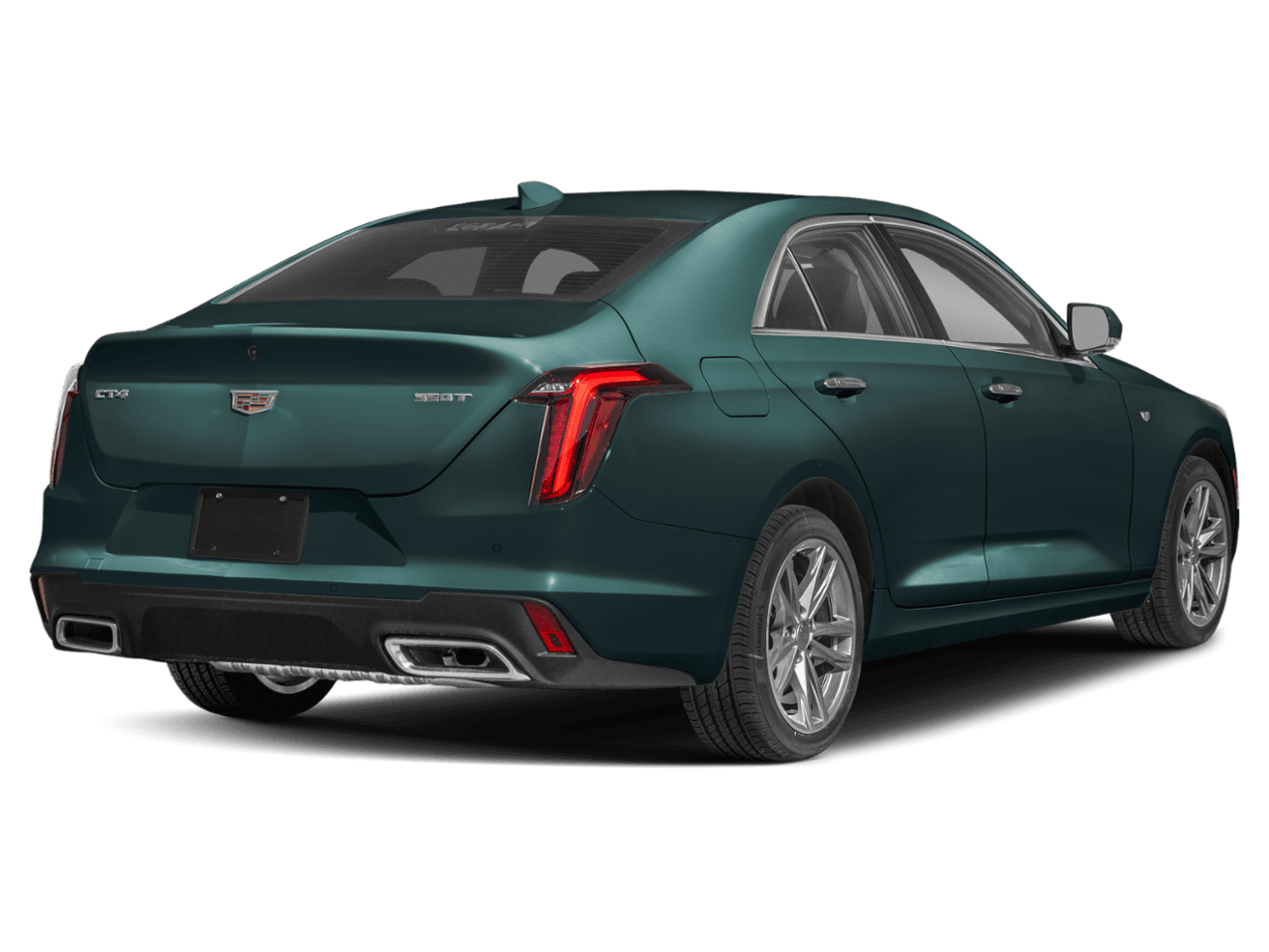 2025 Cadillac CT4 Luxury - Rear 3/4, facing to the right