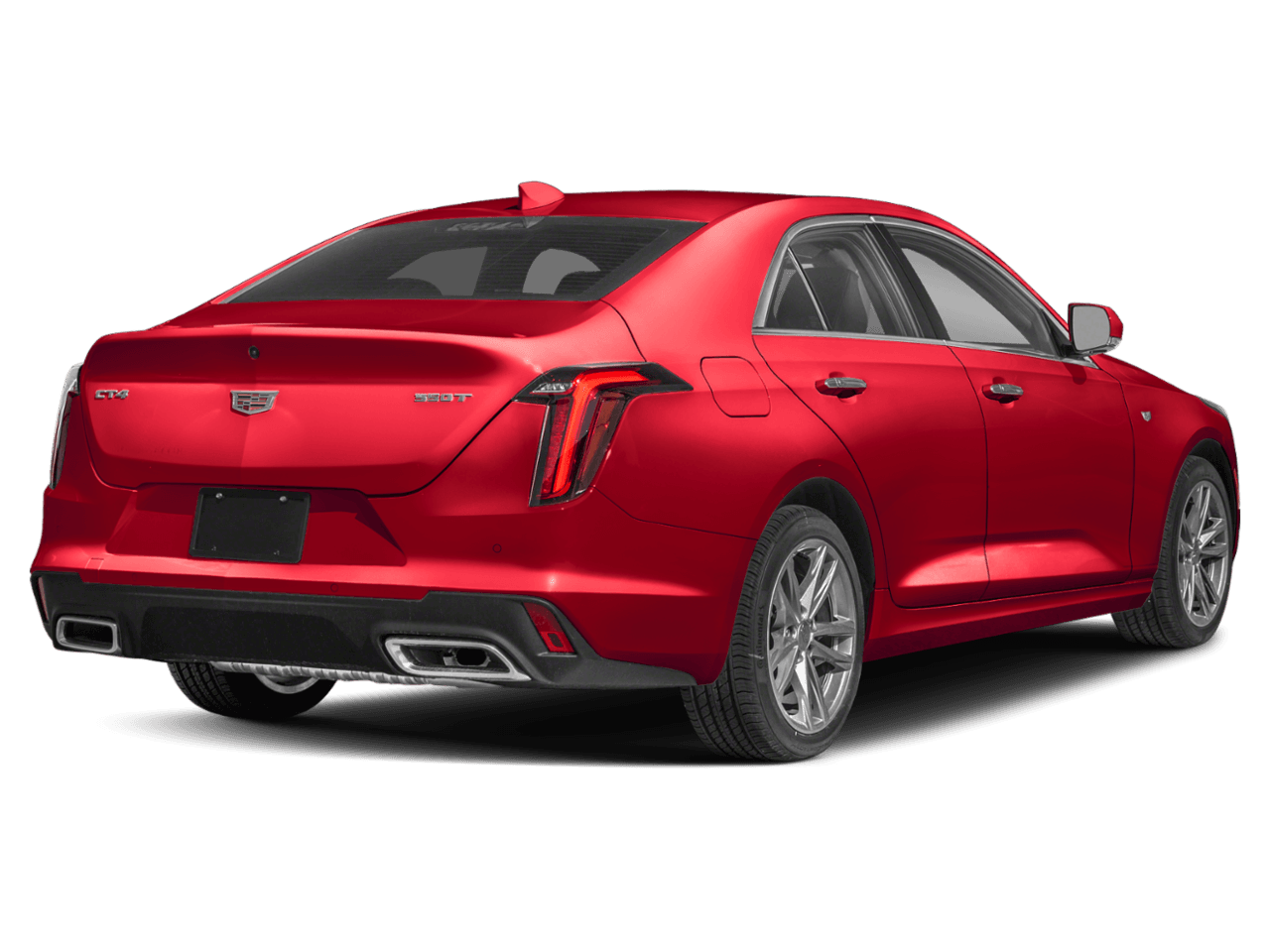 2025 Cadillac CT4 Luxury - Rear 3/4, facing to the right