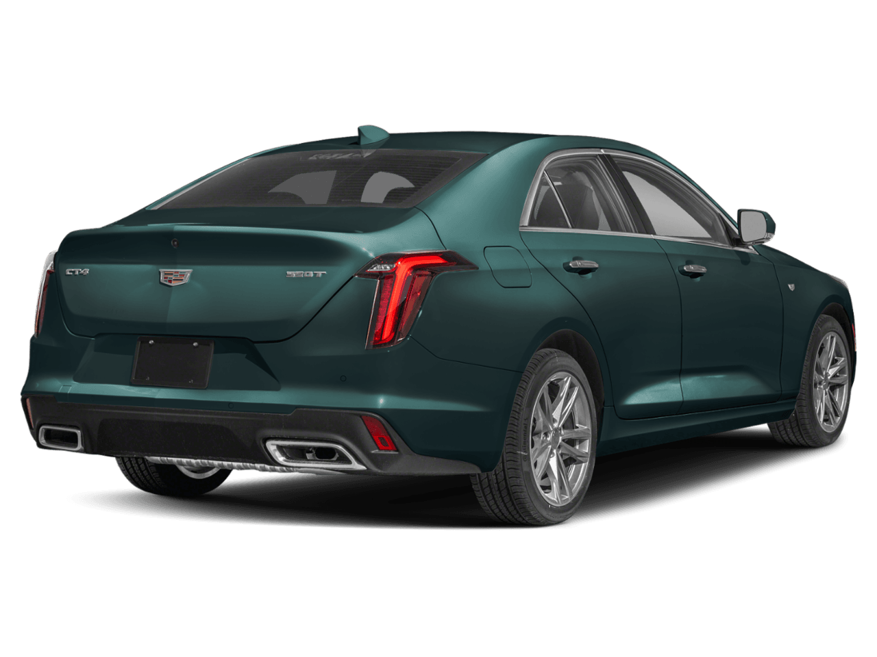 2025 Cadillac CT4 Premium Luxury - Rear 3/4, facing to the right