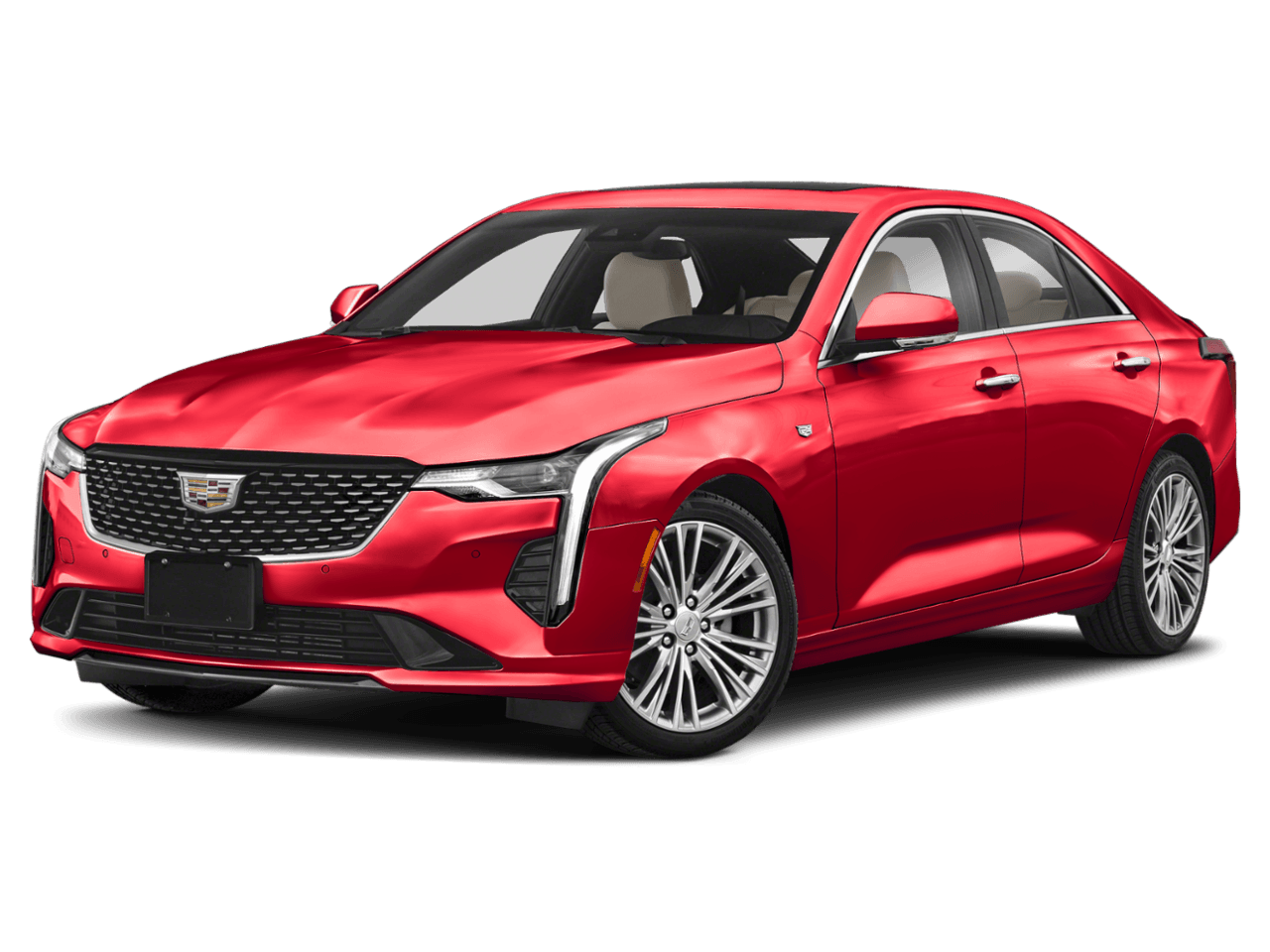 2025 Cadillac CT4 Sport - Front 3/4, facing to the left