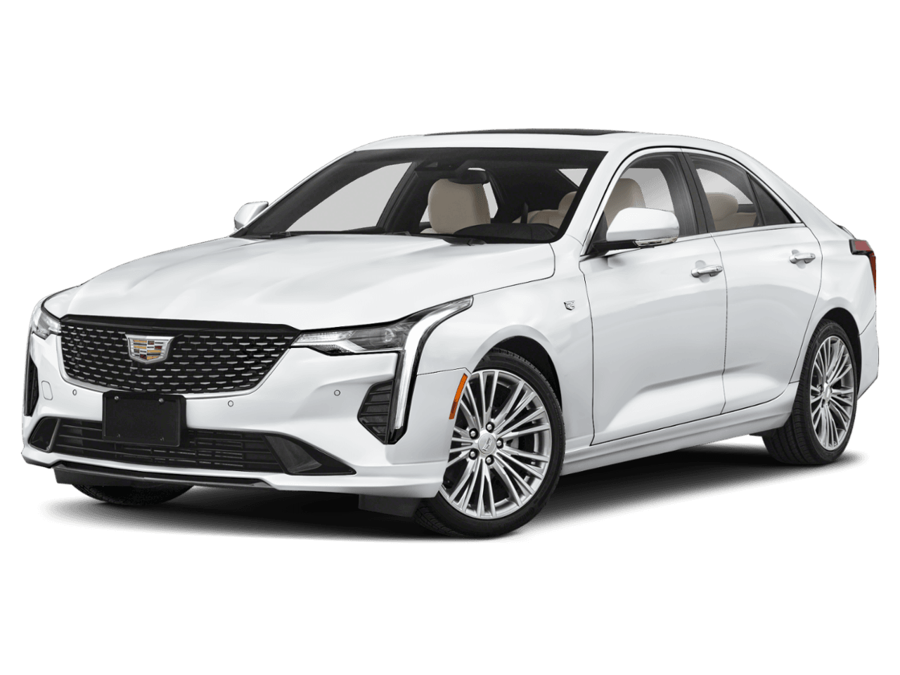 2025 Cadillac CT4 Sport - Front 3/4, facing to the left