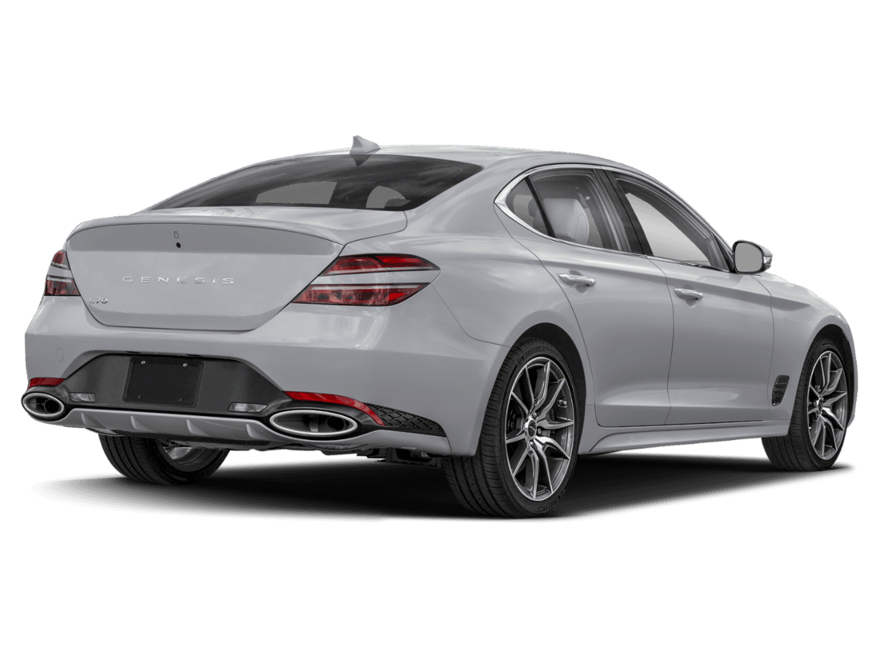 2025 Genesis G70 2.5T - Rear 3/4, facing to the right