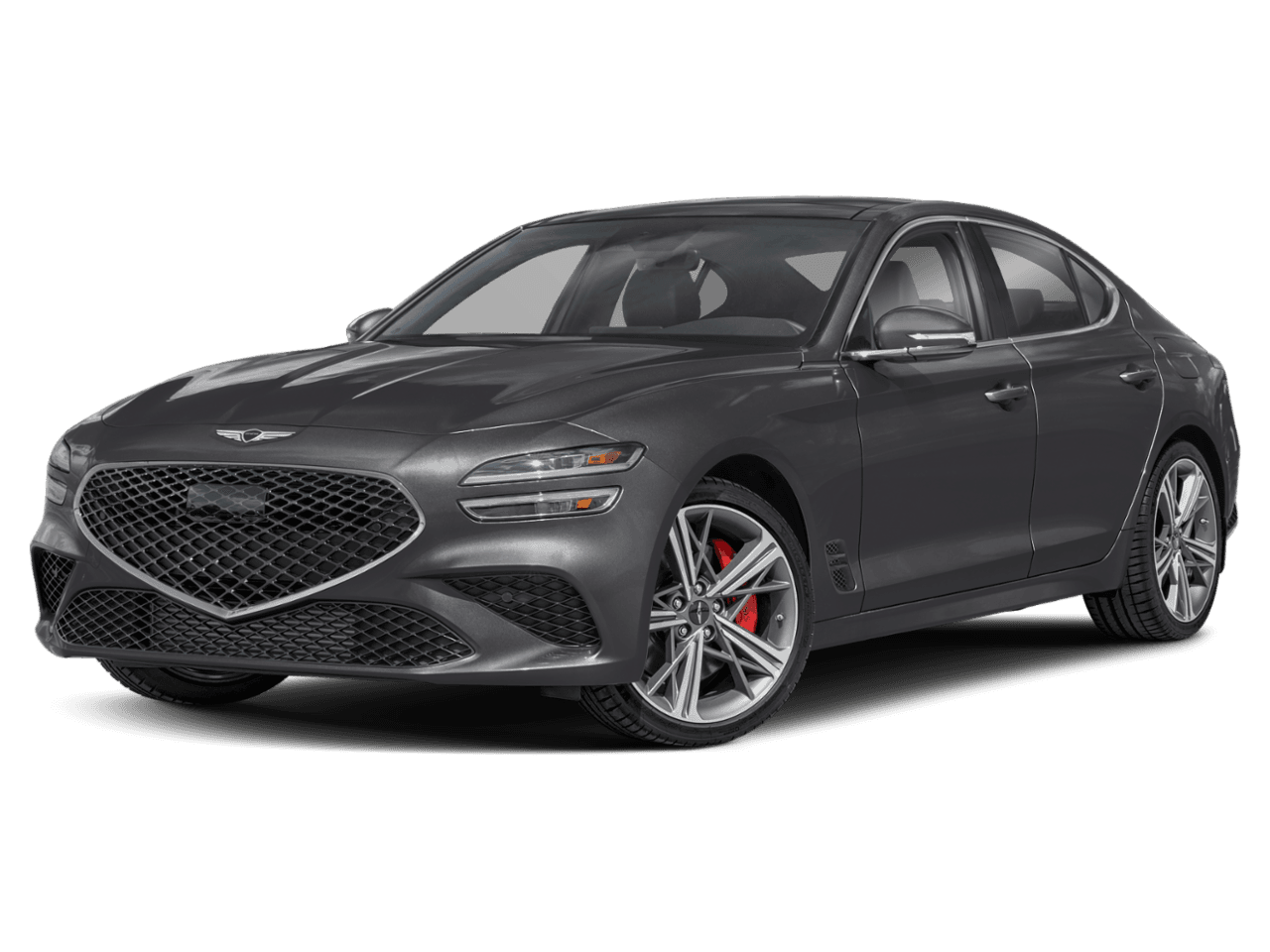2025 Genesis G70 3.3T - Front 3/4, facing to the left