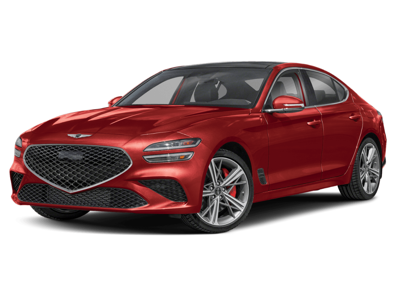 2025 Genesis G70 3.3T Sport Advanced - Front 3/4, facing to the left