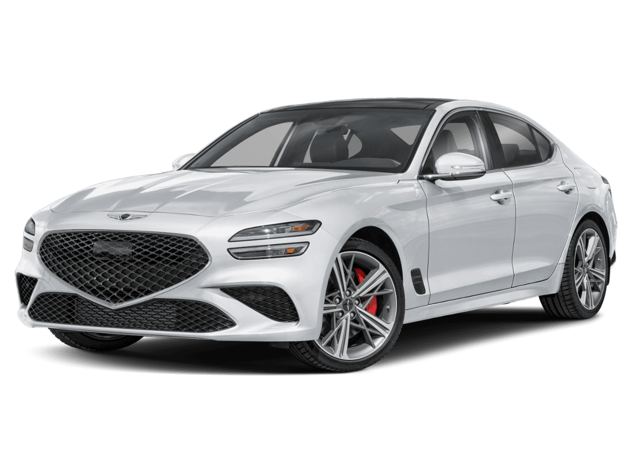 2025 Genesis G70 3.3T - Front 3/4, facing to the left