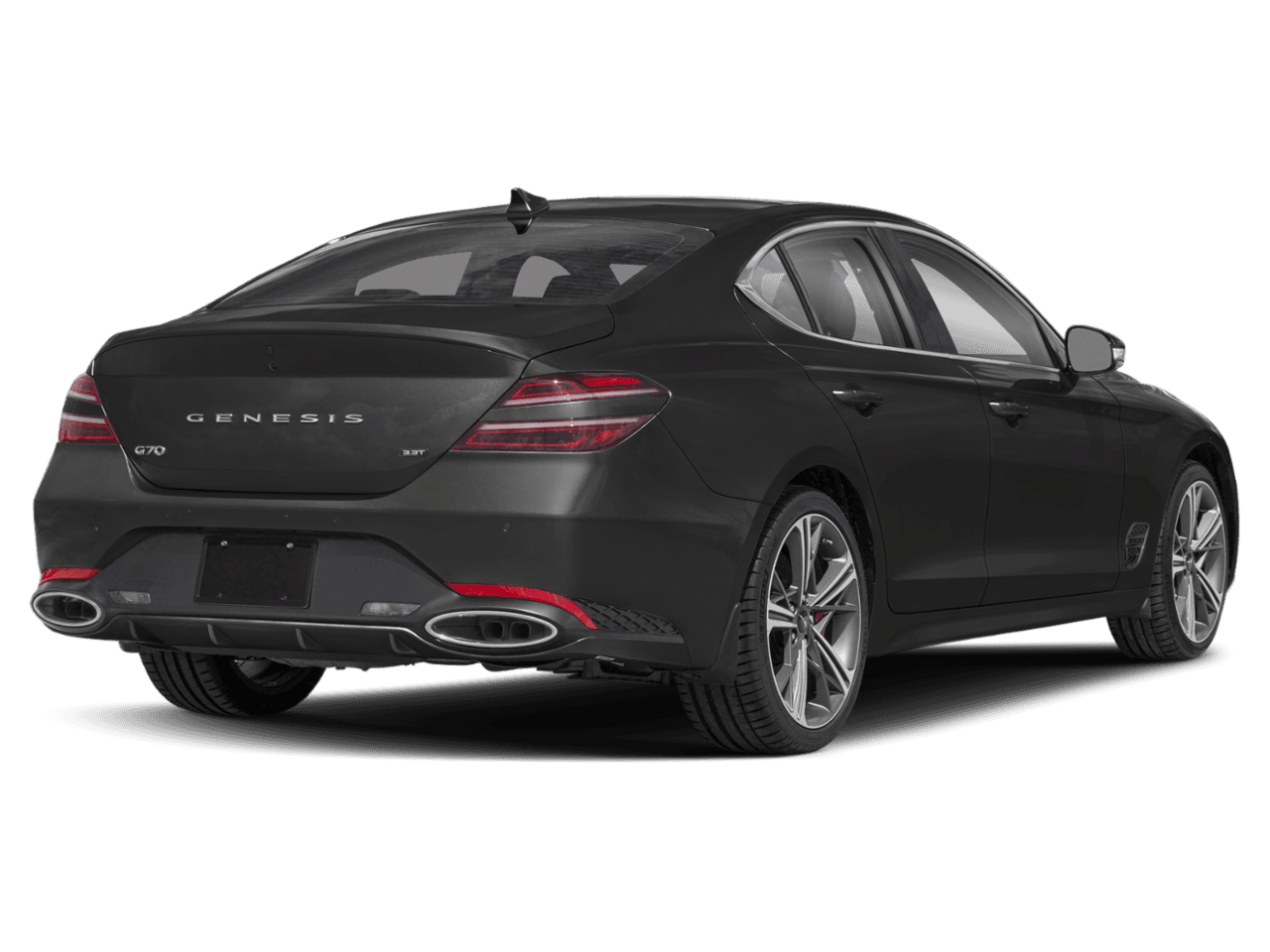 2025 Genesis G70 3.3T Sport Advanced - Rear 3/4, facing to the right