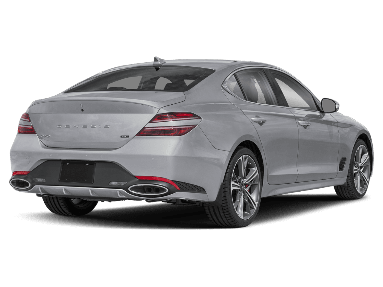 2025 Genesis G70 3.3T - Rear 3/4, facing to the right