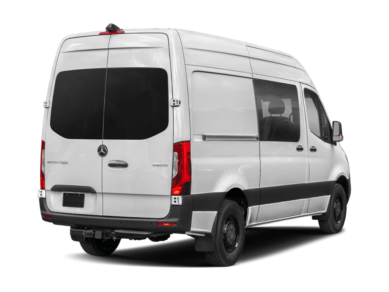 2025 Mercedes-Benz Sprinter Crew Van  - Rear 3/4, facing to the right