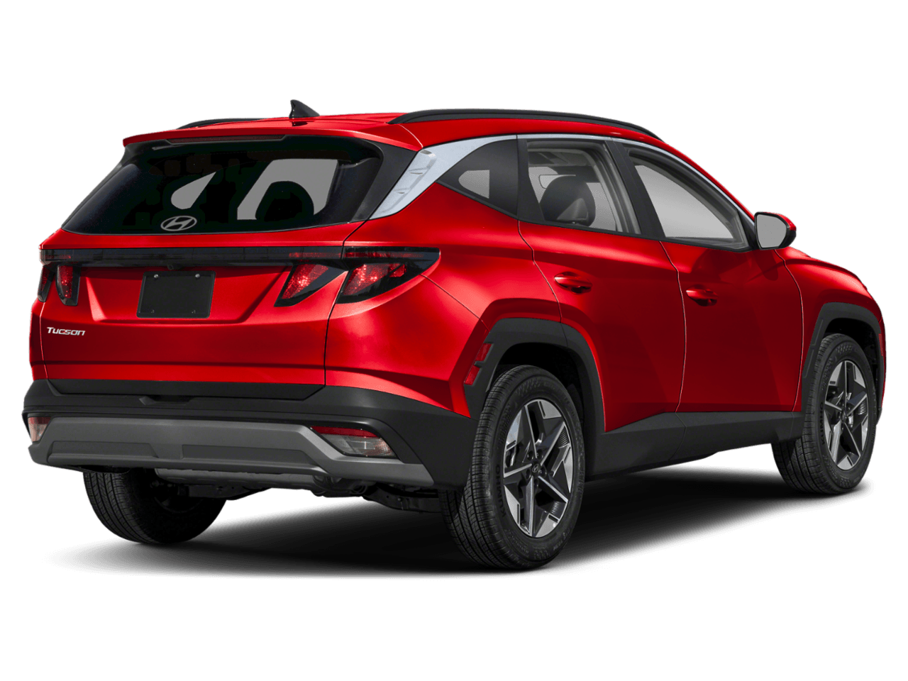 2025 Hyundai Tucson SEL - Rear 3/4, facing to the right