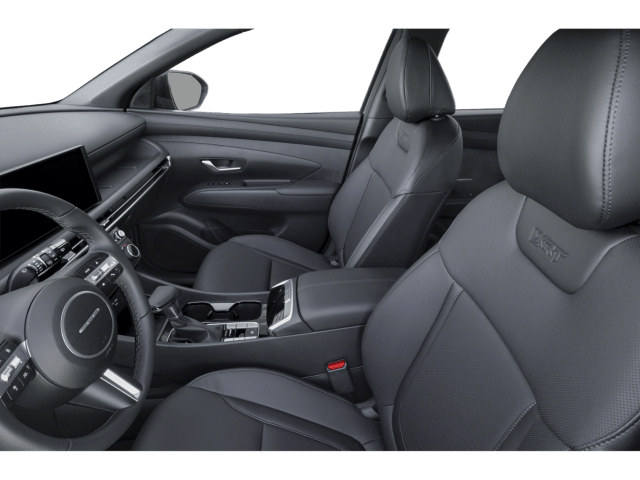 2025 Hyundai Tucson XRT - Interior Driver's Side with Door Open, Front Seat Feature
