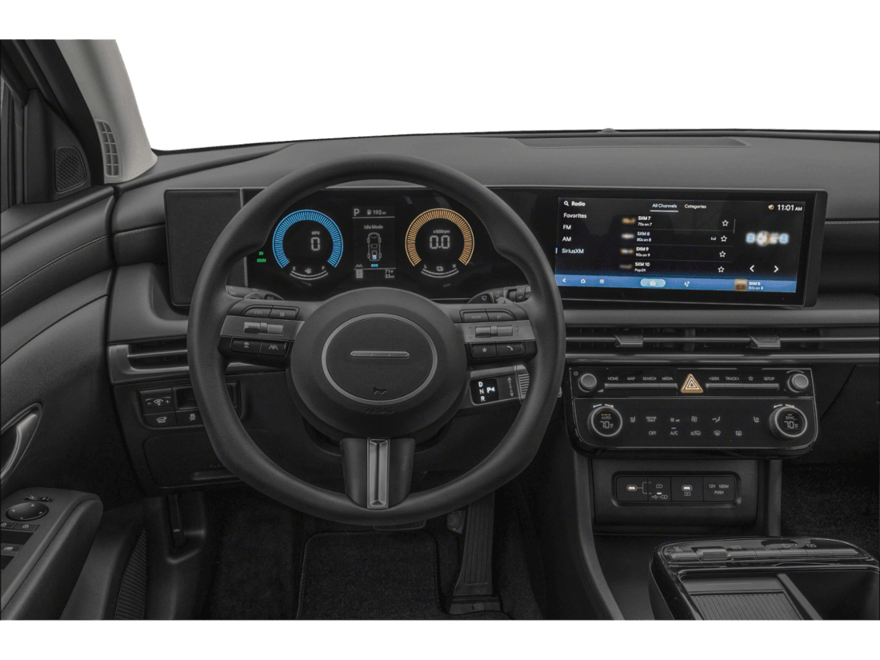 2025 Hyundai Tucson Hybrid Blue - Interior Drivers Dash