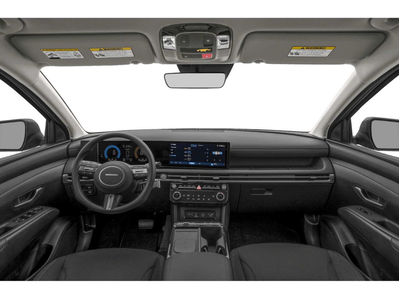 2025 Hyundai Tucson Hybrid Blue - Interior Full Dash Basic