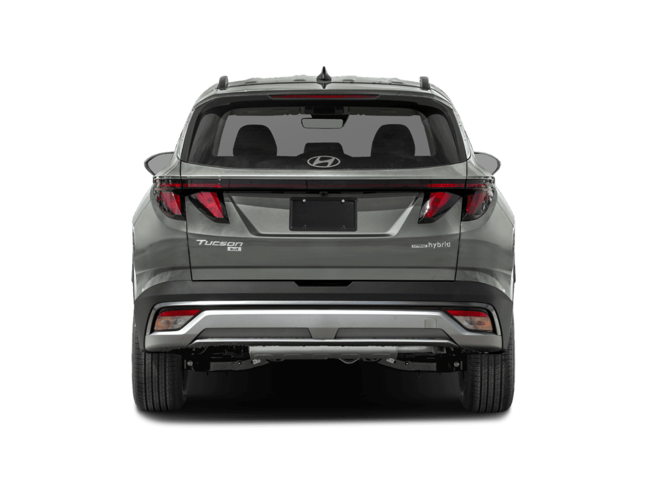 2025 Hyundai Tucson Hybrid Blue - Rear (full)