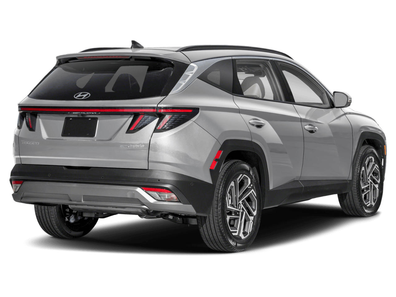 2025 Hyundai Tucson Hybrid Limited - Rear 3/4, facing to the right