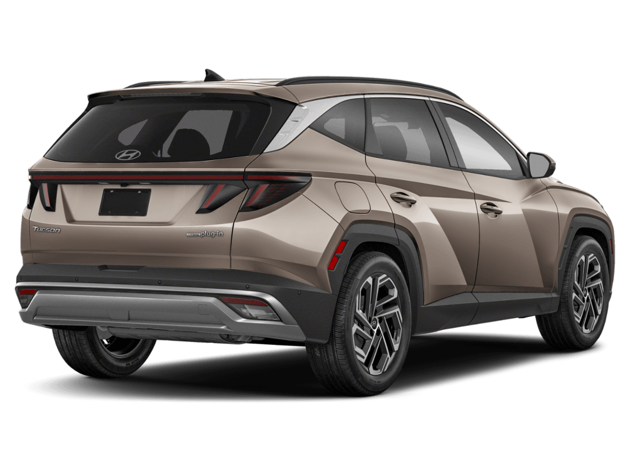 2025 Hyundai Tucson Plug-In Hybrid Limited - Rear 3/4, facing to the right