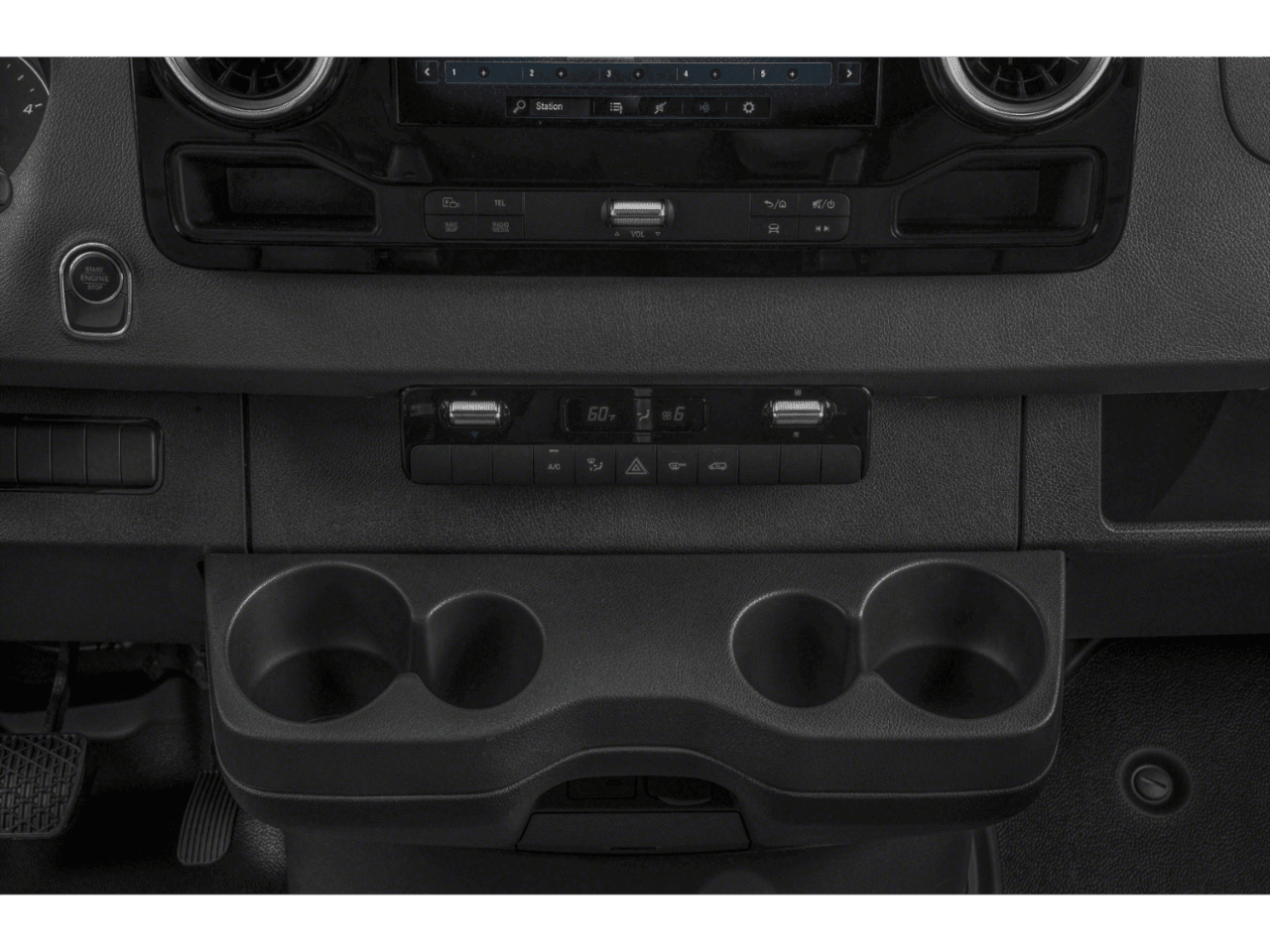 2025 Mercedes-Benz Sprinter Cargo Van  - Interior Center Storage Console