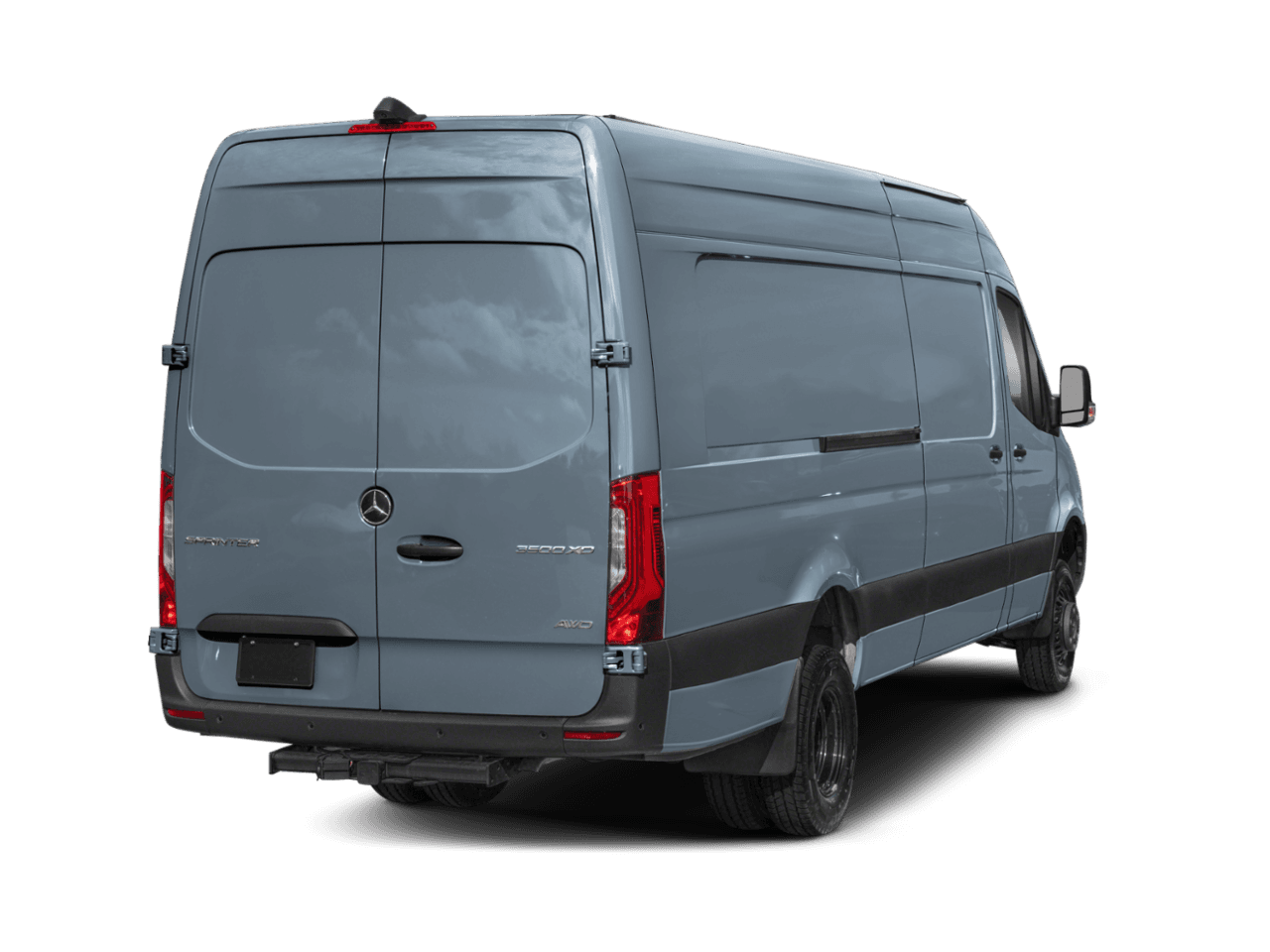 2025 Mercedes-Benz Sprinter Cargo Van  - Rear 3/4, facing to the right