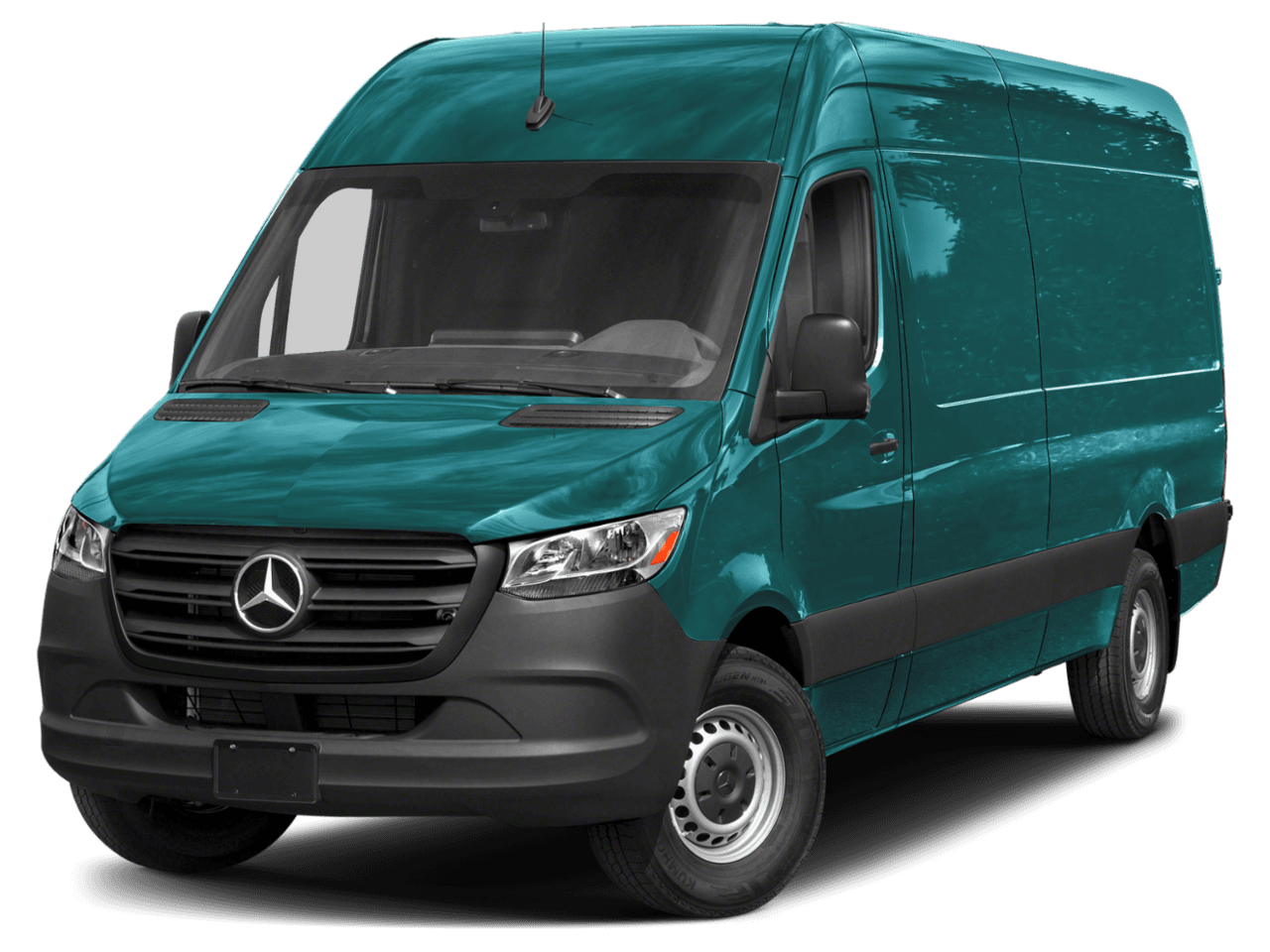2025 Mercedes-Benz Sprinter Cargo Van  - Front 3/4, facing to the left