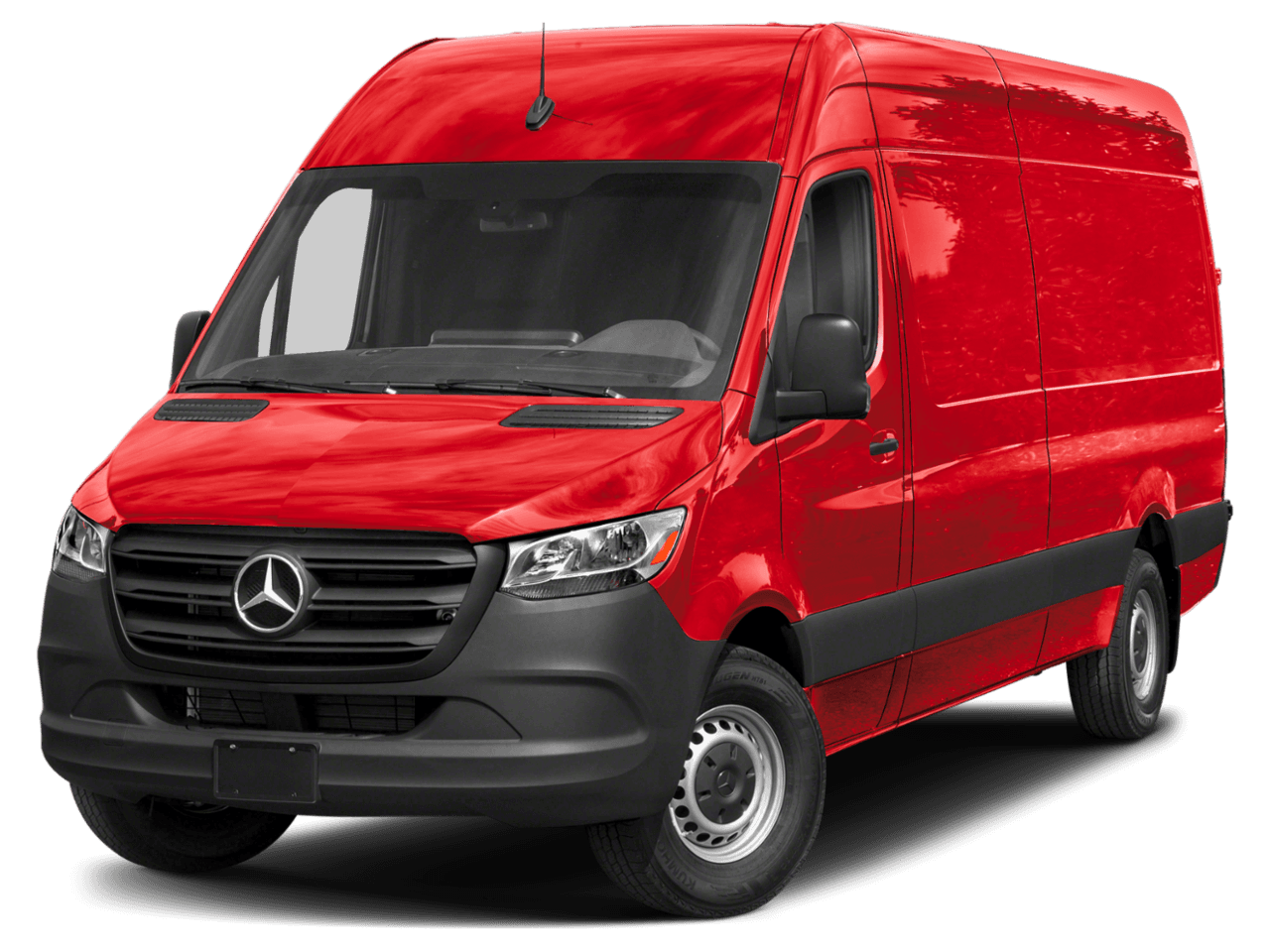 2025 Mercedes-Benz Sprinter Cargo Van  - Front 3/4, facing to the left