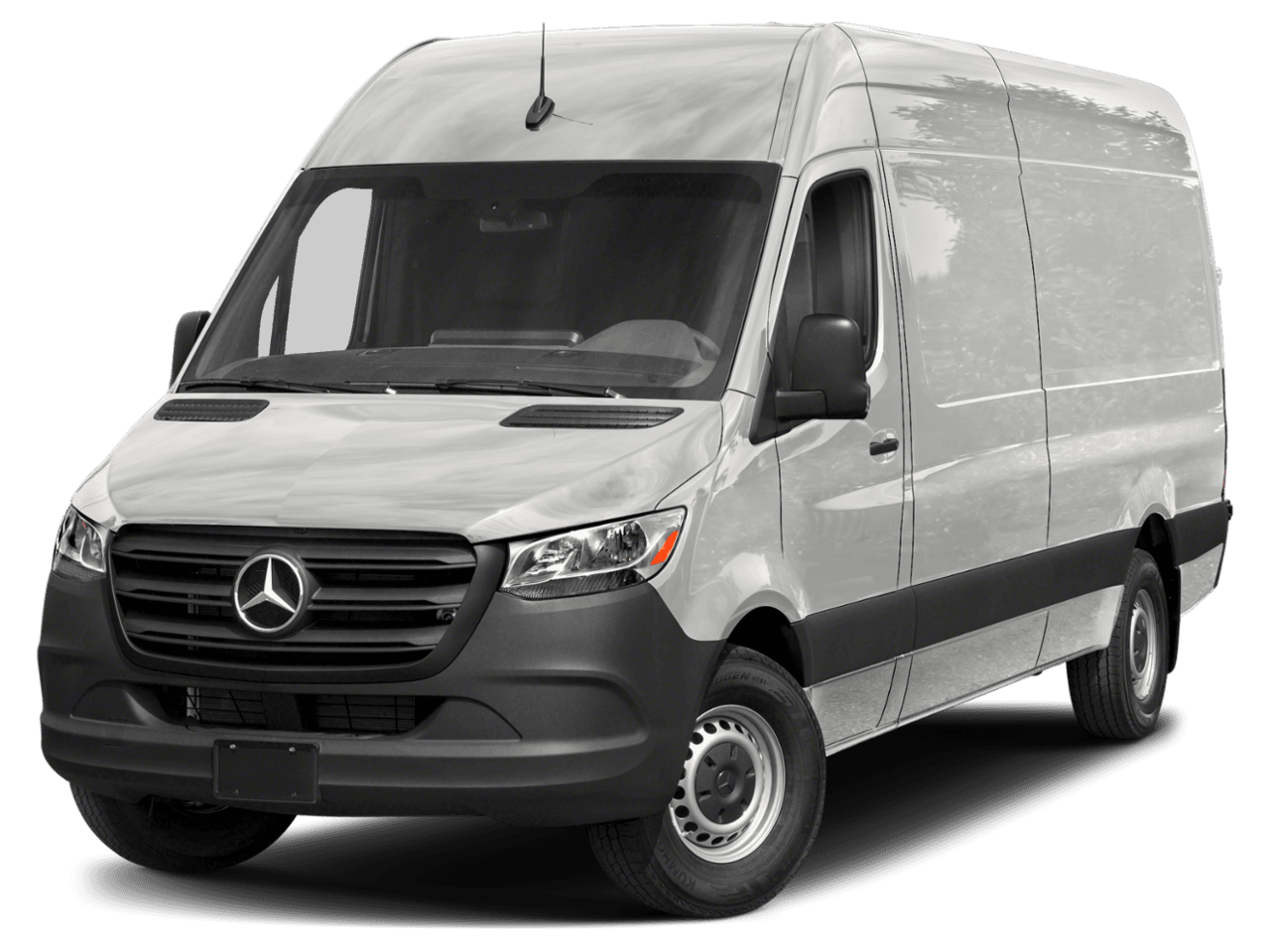 2025 Mercedes-Benz Sprinter Cargo Van  - Front 3/4, facing to the left