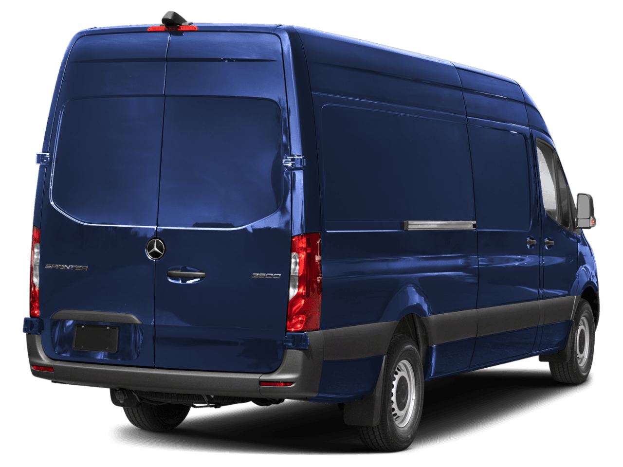 2025 Mercedes-Benz Sprinter Cargo Van  - Rear 3/4, facing to the right