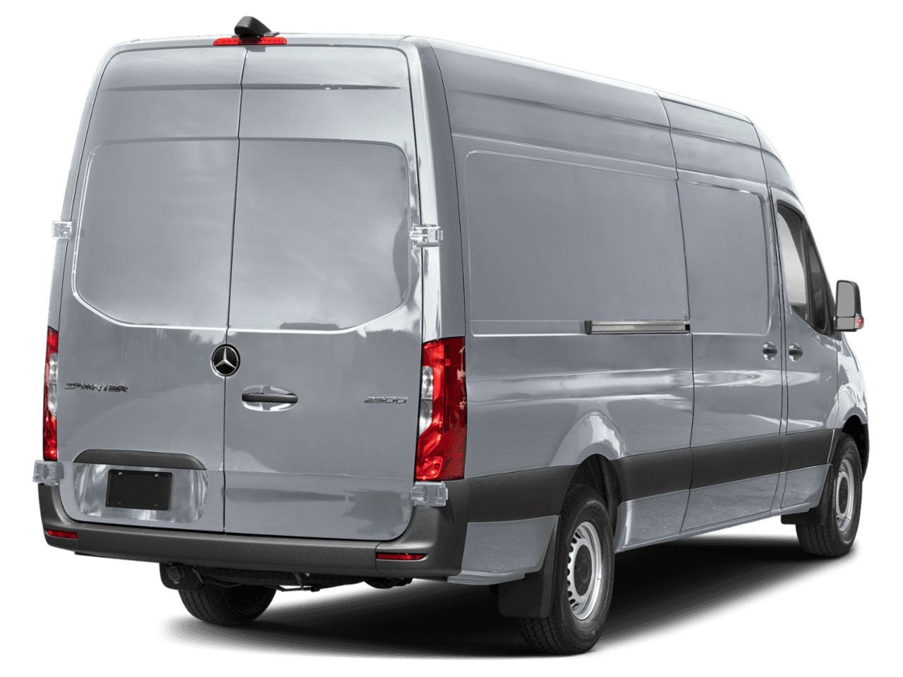 2025 Mercedes-Benz Sprinter Cargo Van  - Rear 3/4, facing to the right