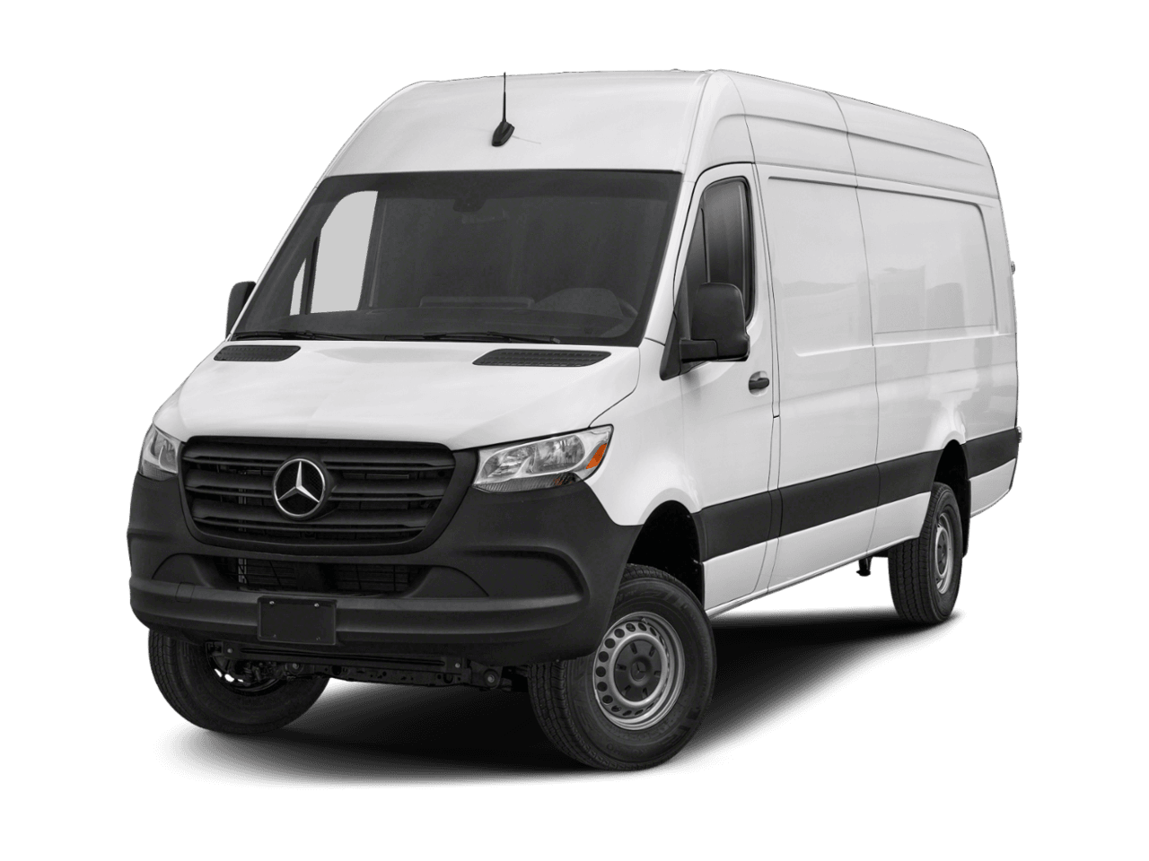 2025 Mercedes-Benz Sprinter Cargo Van  - Front 3/4, facing to the left