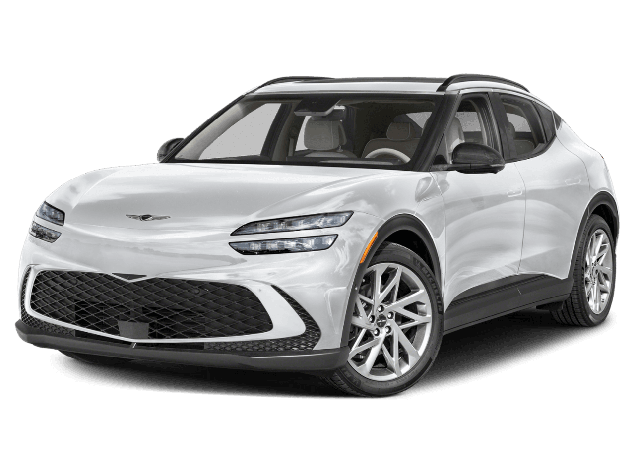 2025 Genesis GV60 Advanced - Front 3/4, facing to the left