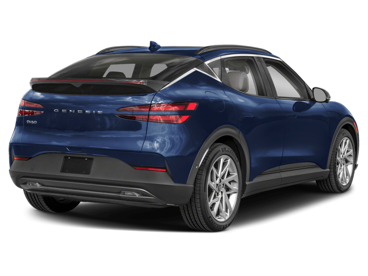 2025 Genesis GV60 Advanced - Rear 3/4, facing to the right