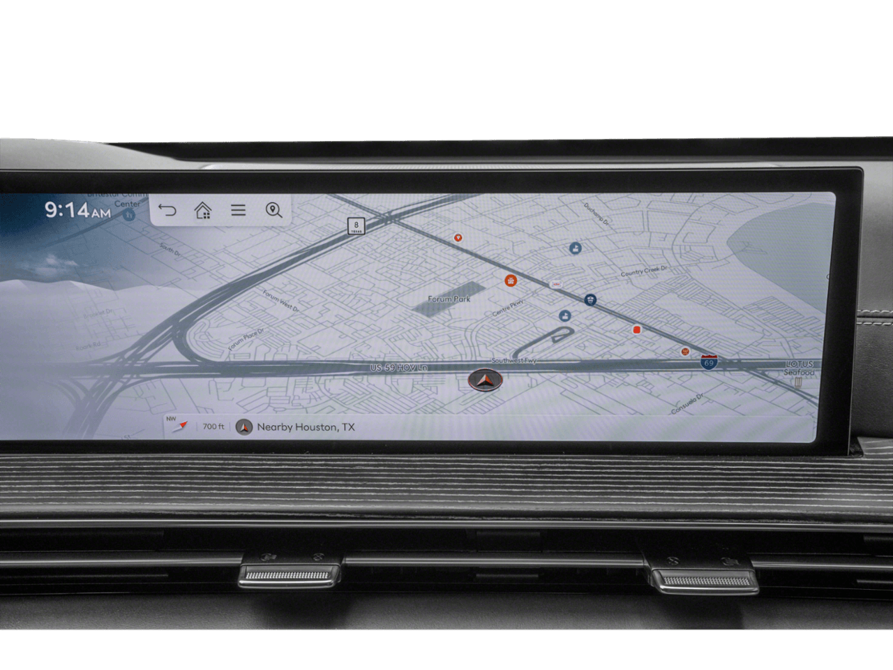 2025 Genesis GV80 Coupe 3.5T e-SC - Interior Navigation System
