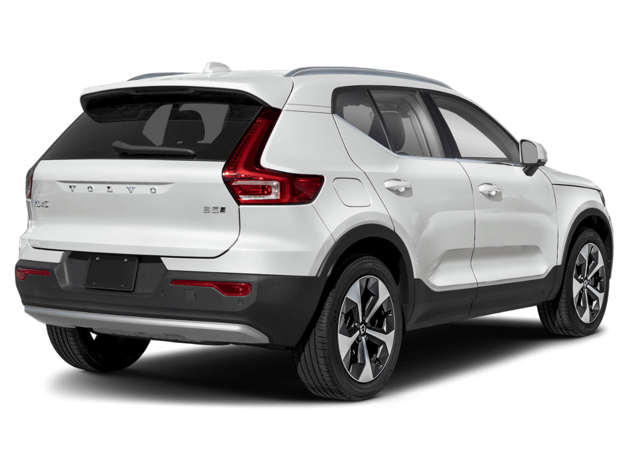 2025 Volvo XC40 Plus Bright Theme - Rear 3/4, facing to the right