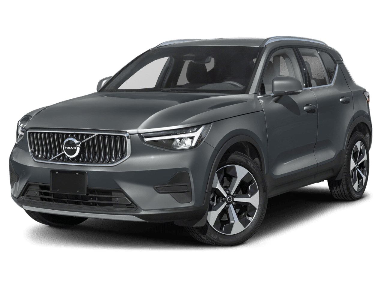 2025 Volvo XC40 Plus Dark Theme - Front 3/4, facing to the left