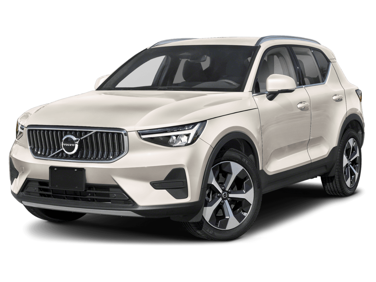 2025 Volvo XC40 Plus Dark Theme - Front 3/4, facing to the left