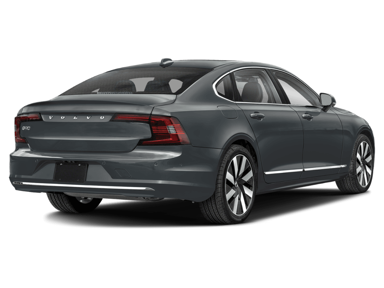 2025 Volvo S90 Plug-In Hybrid Plus - Rear 3/4, facing to the right