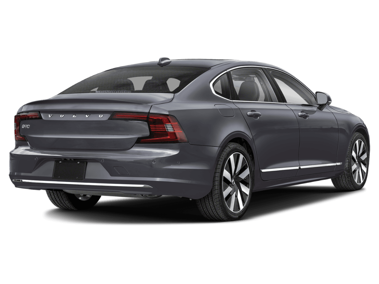 2025 Volvo S90 Plug-In Hybrid Ultra - Rear 3/4, facing to the right