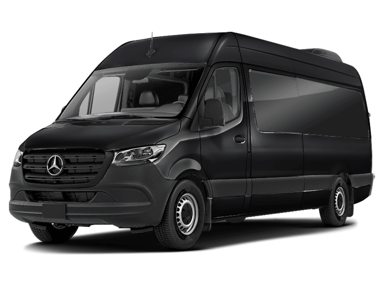 2025 Mercedes-Benz Sprinter Passenger Van  - Front 3/4, facing to the left