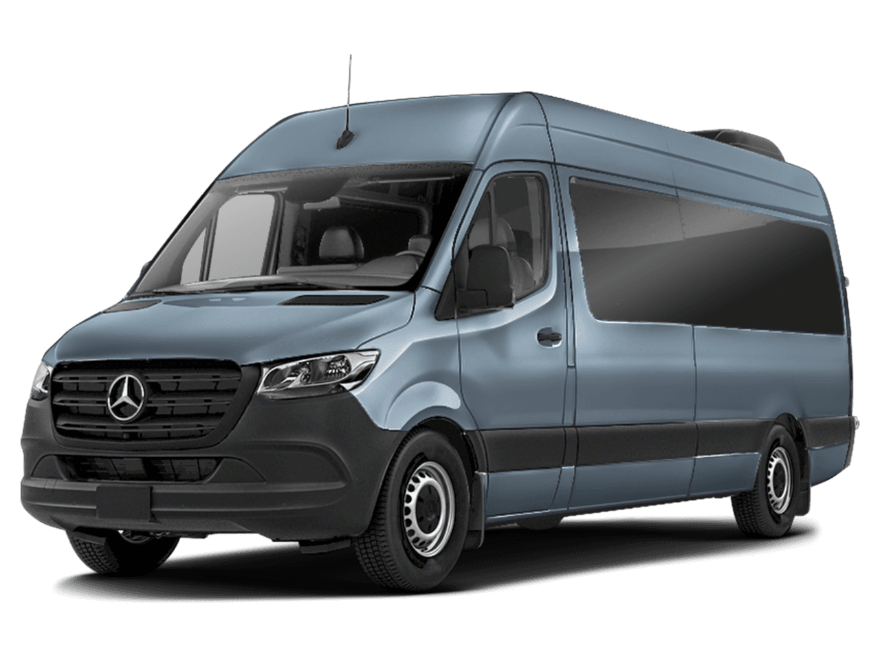 2025 Mercedes-Benz Sprinter Passenger Van  - Front 3/4, facing to the left