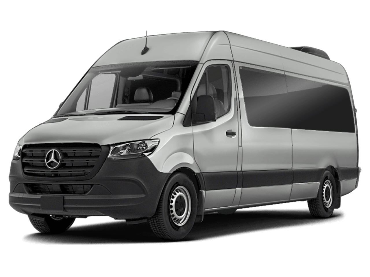 2025 Mercedes-Benz Sprinter Passenger Van  - Front 3/4, facing to the left