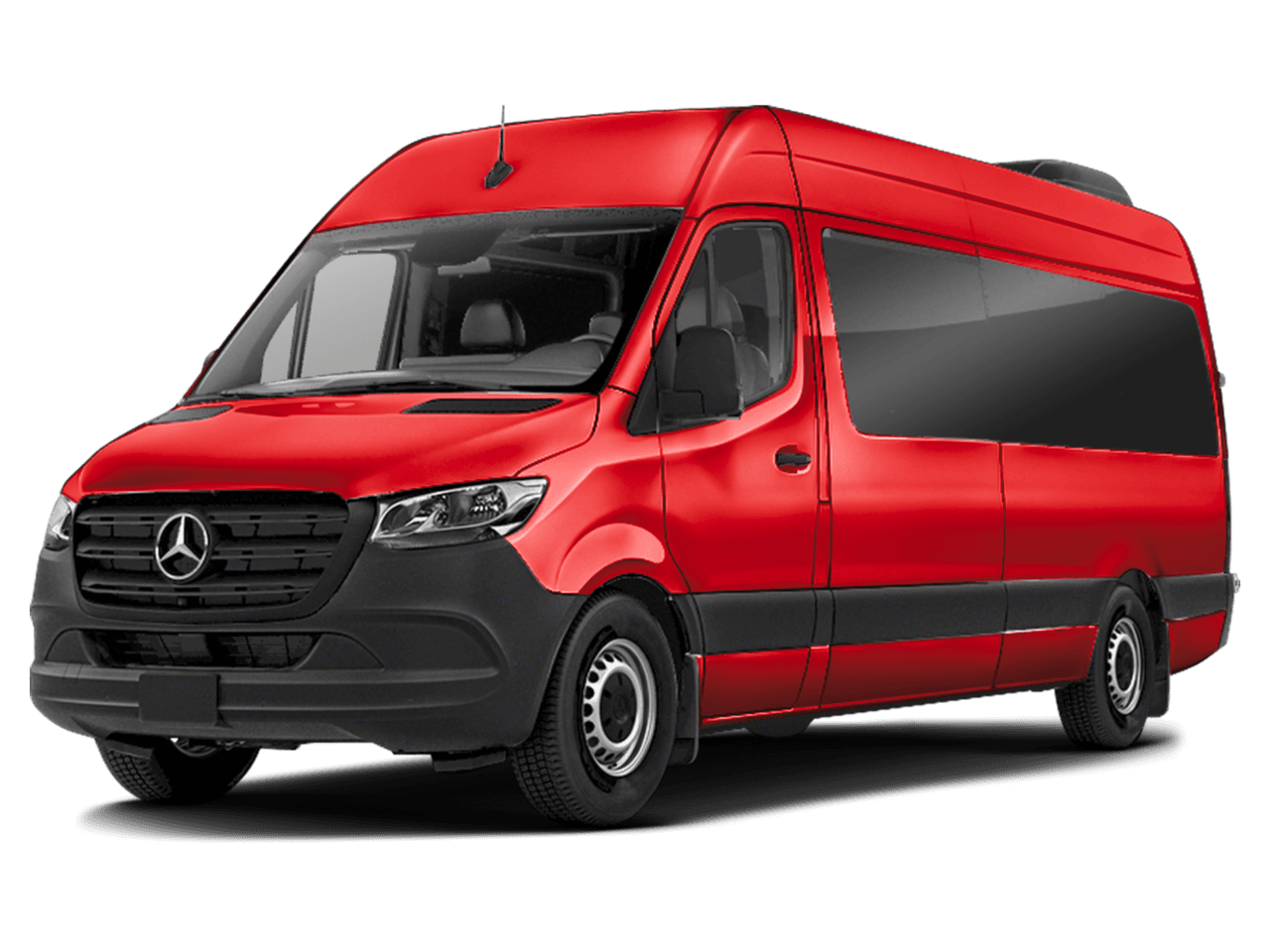 2025 Mercedes-Benz Sprinter Passenger Van  - Front 3/4, facing to the left