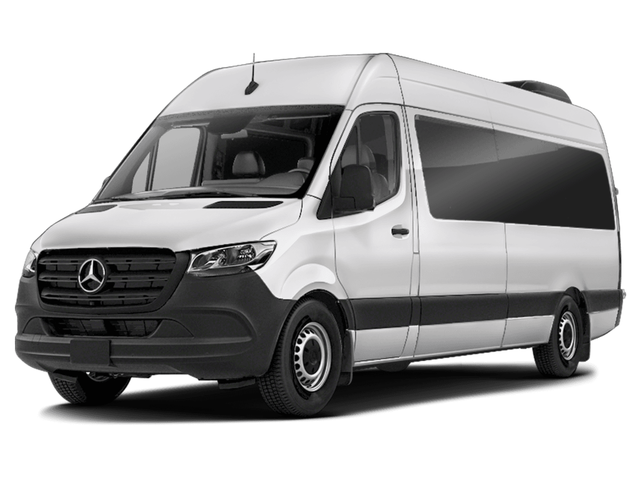 2025 Mercedes-Benz Sprinter Passenger Van  - Front 3/4, facing to the left