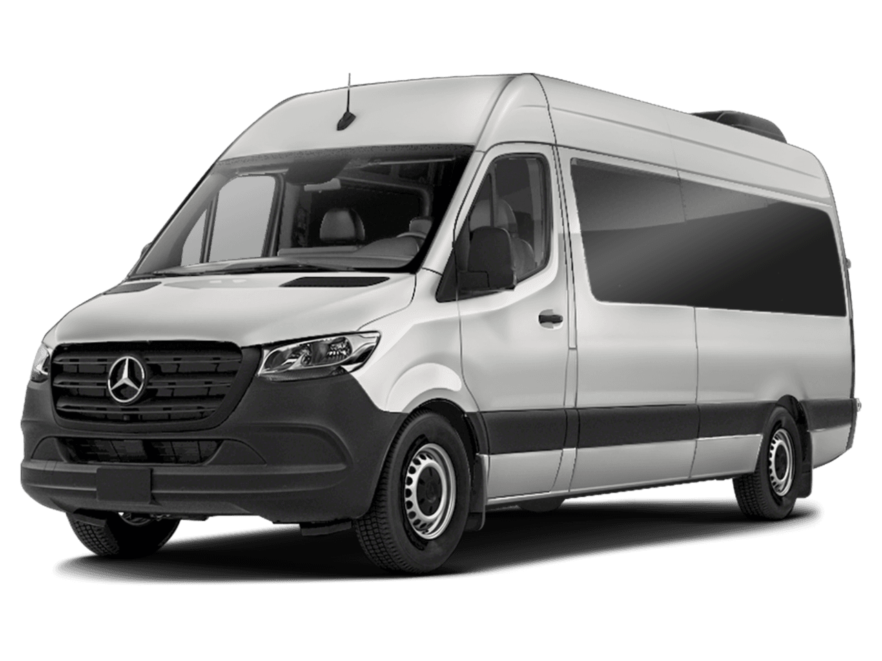 2025 Mercedes-Benz Sprinter Passenger Van  - Front 3/4, facing to the left