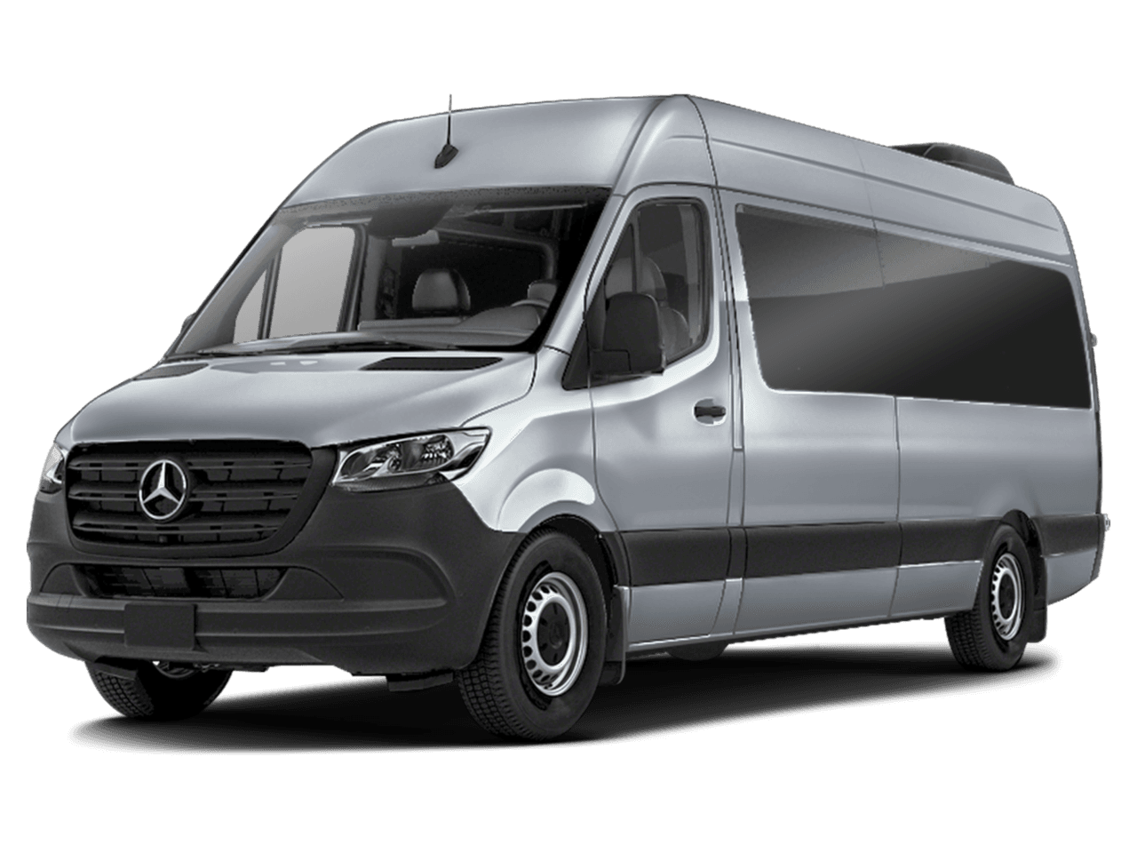 2025 Mercedes-Benz Sprinter Passenger Van  - Front 3/4, facing to the left