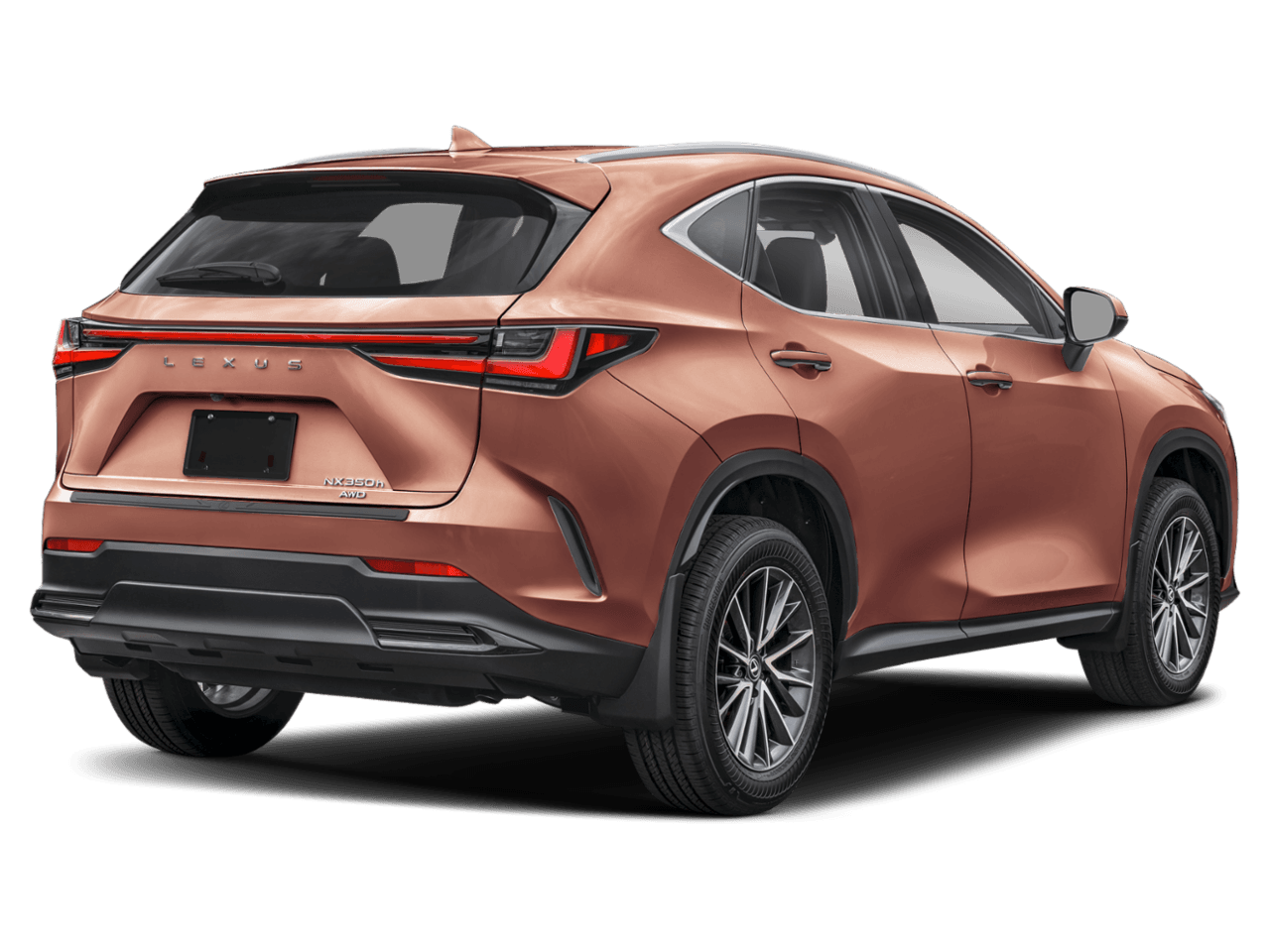 2025 Lexus NX NX 350h - Rear 3/4, facing to the right