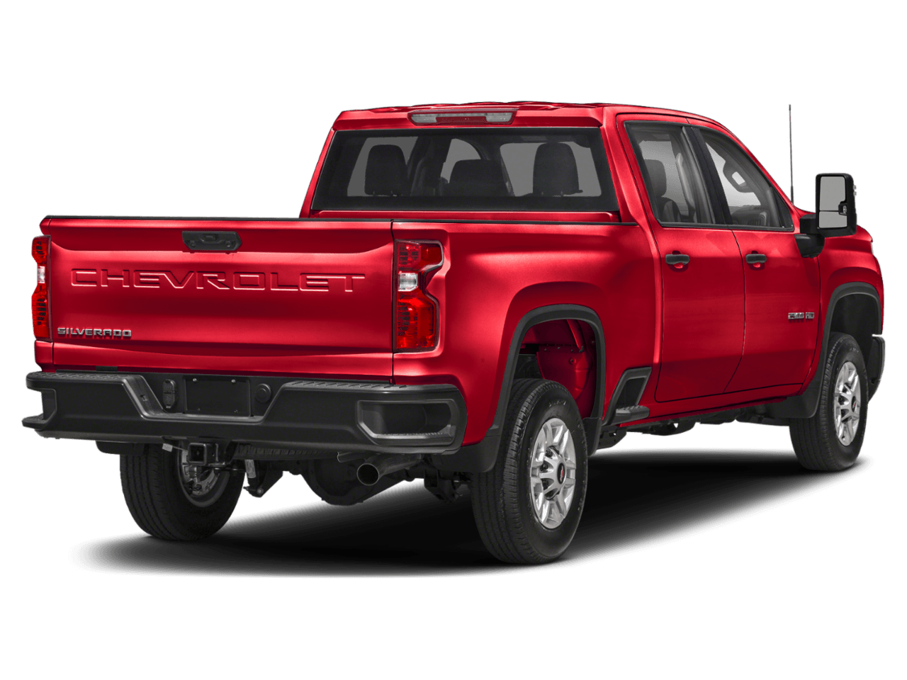 2025 Chevrolet Silverado 2500HD LTZ - Rear 3/4, facing to the right