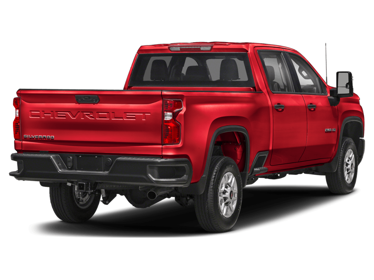 2025 Chevrolet Silverado 2500HD Work Truck - Rear 3/4, facing to the right