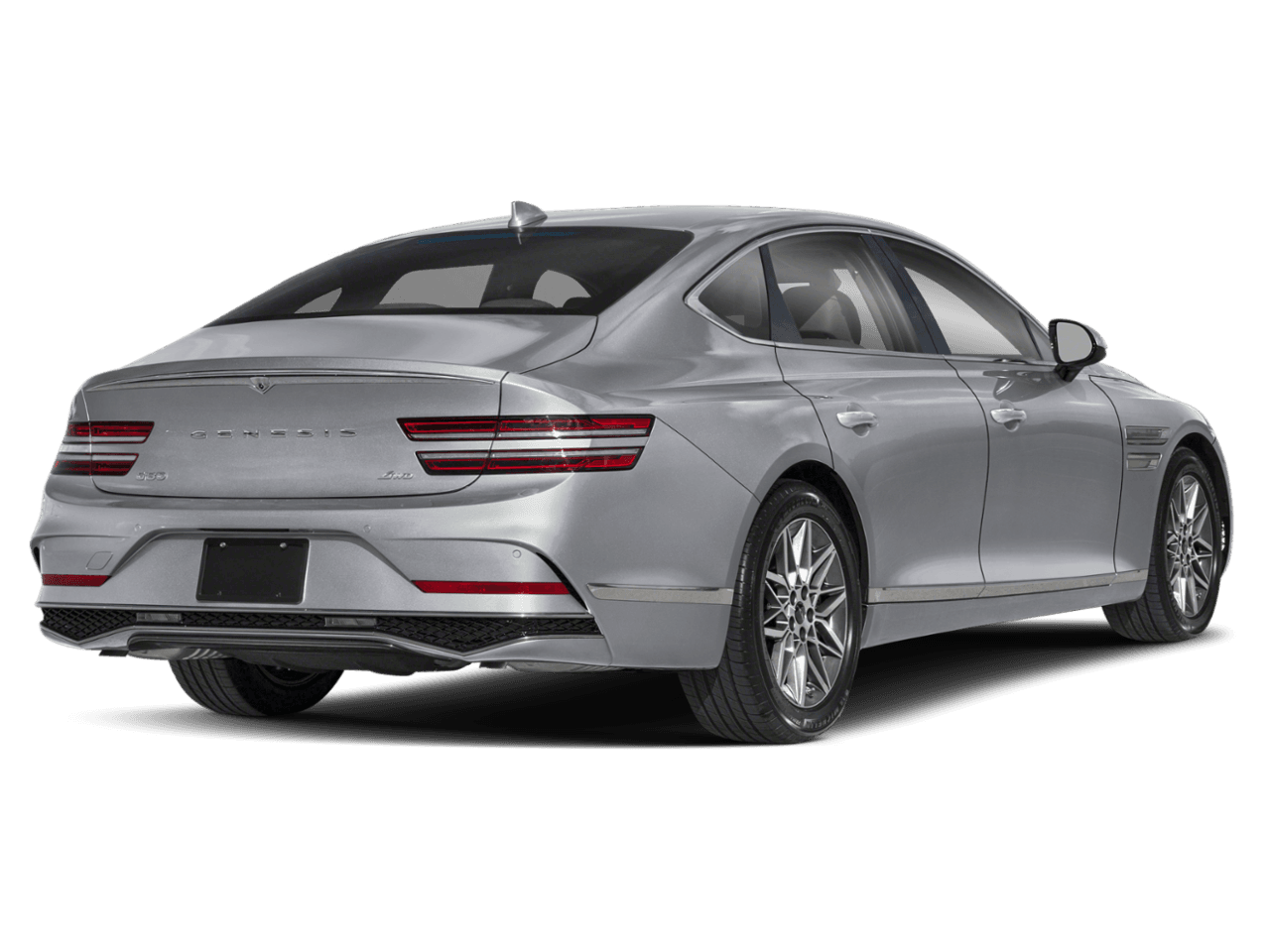 2025 Genesis G80 2.5T Advanced - Rear 3/4, facing to the right