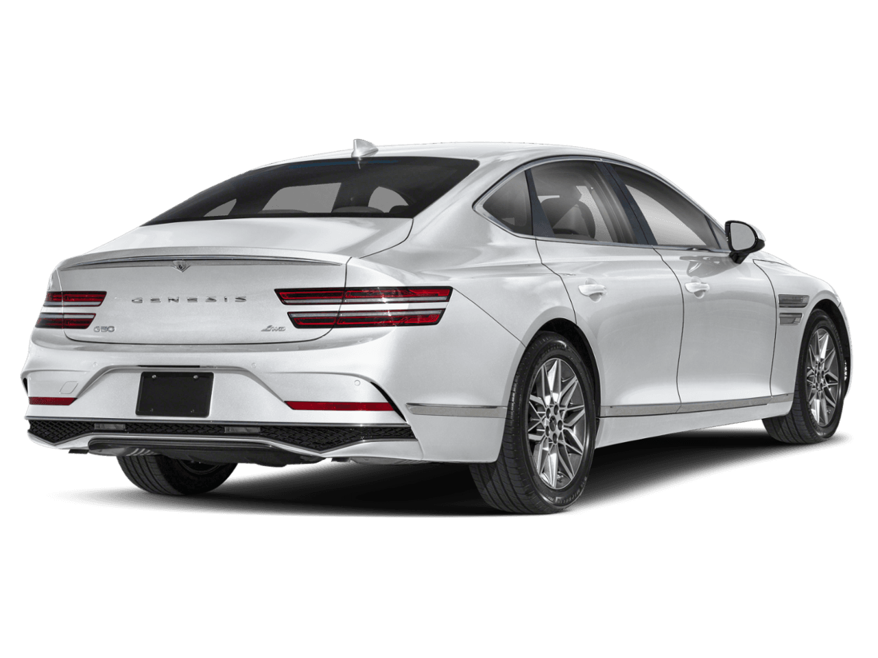 2025 Genesis G80 2.5T Advanced - Rear 3/4, facing to the right